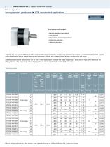 Servo planetary gearboxes GTE    for standard applications - 2