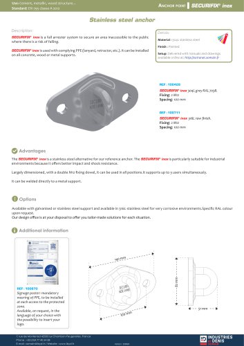 SECURIFIX&reg; inox