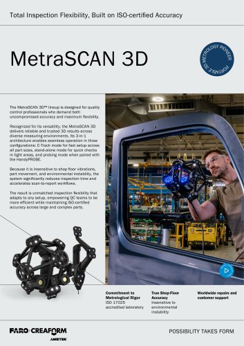 MetraSCAN 3D