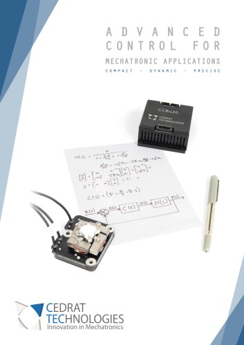 Advanced control for mechatronic applications