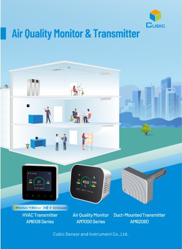 Cubic Air Quality Monitor and Trasmitter