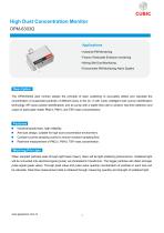 Cubic High Dust Concentration Monitor OPM-6303Q Specification-2