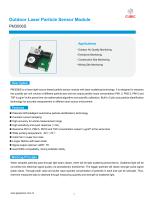 Cubic Outdoor Laser Particle Sensor Module PM3006S Specification-3