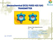 Electrochemical (ECD) FIXED H2S GAS - 1