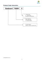 Gasboard 7500H series oxygen sensor technical specification - 10