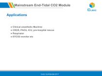 Mainstream End-Tidal Carbon Dioxide Module CM2200 (Mainstream ETCO2 module) - 4