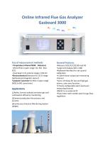 Online Infrared Flue Gas Analyzer Gasboard 3000 - 1