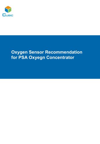 Oxygen Sensor Recommendation for PSA Oxygen Concentrator