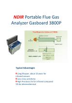 Portable infrared Flue Gas Analyzer Gasboard 3800P-3