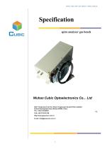 Specification of Micro-flow multigas analyzer CO and CH4 3000ppm - 1