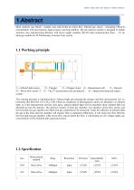 Specification of Micro-flow multigas analyzer CO and CH4 3000ppm - 3