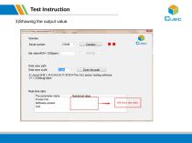 Test Instruction of CM1107BN-7