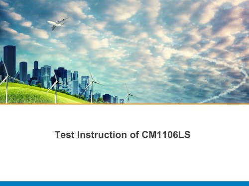 Test Instruction of CM1106LS