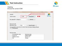 Test Instruction of CM1107 - 5