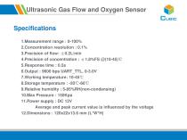 Ultrasonic Gas Flow and Oxygen Sensor Gasboard-7500E - 5