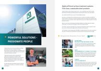 Highly efficient surface  treatment systems First class,  sustainable steel  products-2