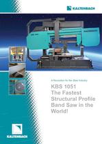 KBS 1051 The Fastest Structural Profile Band Saw in the World!-1