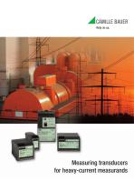 Measuring transducers  for heavy-current measurands-1
