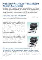 Heat-Drying Moisture Analyzers MS-74A(T)/MX-53A(T) MF-53A /ML-53A-2