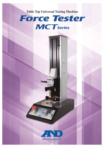 MCT Series (Tabletop Force Tester)
