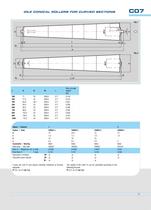 Rollers for curved conveyors-7
