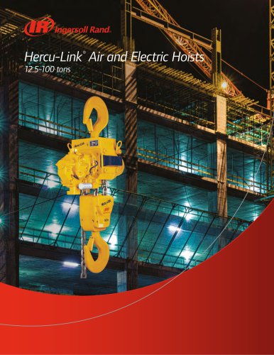 Hercu-Link® Air and Electric Hoists 12.5-100 tons