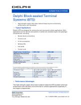 Delphi Block-sealed Terminal Systems (BTS) - 3