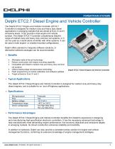 Delphi ETC2.7 Diesel Engine and Vehicle Controller - 1