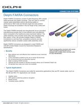 Delphi FAKRA Connectors - 1