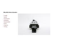 BELT DRIVEN ACTUATOR BASICS USER GUIDE MAINTENANCE MANUAL - 3