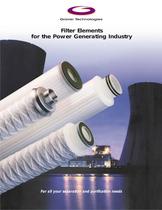 Power Generation Filter Elements Brochure - 1