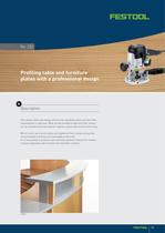 Profiling table and furniture plates with a professional design - 1