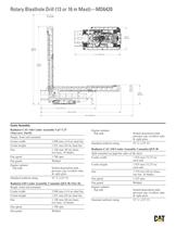 Cat® MD6420 Rotary Blasthole Drill (13 or 16 m Mast) - 2