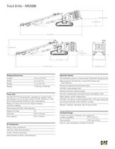 Cat® track drills MD5090 - Caterpillar Global Mining - PDF Catalogs ...