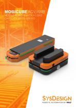 SYSDESIGN - MOBICUBE AGV/AMR MOBILE ROBOTS WITH A LOAD CAPACITY UP TO 1500 KG