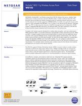 ProSafe® 802.11g Wireless Access Point WG102 - 1