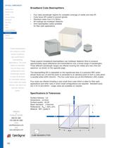 Broadband Cube Beamsplitters / Broadband Cube Beamsplitters / 039-0290 - 1