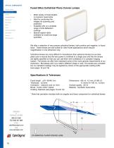 Fused Silica Cylindrical Plano Convex Lenses - 1