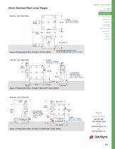 Stainless Steel Extended Contact Bearing Stages / Stainless Steel Stage / 122-1115 - 3