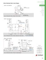 Stainless Steel Extended Contact Bearing Stages / Stainless Steel Stage / 122-1115 - 5