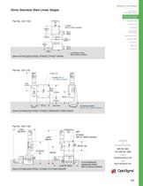 Stainless Steel Extended Contact Bearing Stages / Stainless Steel Stage / 122-1115 - 7