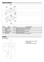 Aluminum & Plastic desktop enclosure 02A-1 - 2