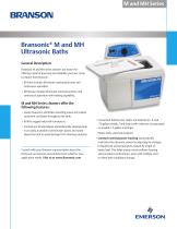 M and MH Ultrasonic Baths