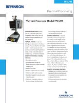 Thermal Processor Model TPX 201 - 1