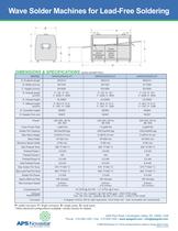 14FS Single and 14FD Dual Wave Solder Machines - 3