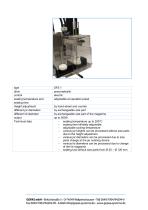 Sealing device for glass and plastic jars SFS 1-2