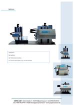 Sealing machines for plastic tubes TSM 1, TSM 2, TP 1-3