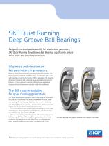 SKF Quiet Running Deep Groove Ball Bearings-1
