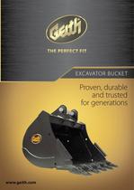 EXCAVATOR BUCKET Proven, durable and trusted for generations - 1