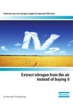 Extract nitrogen from the air instead of buying it - 2